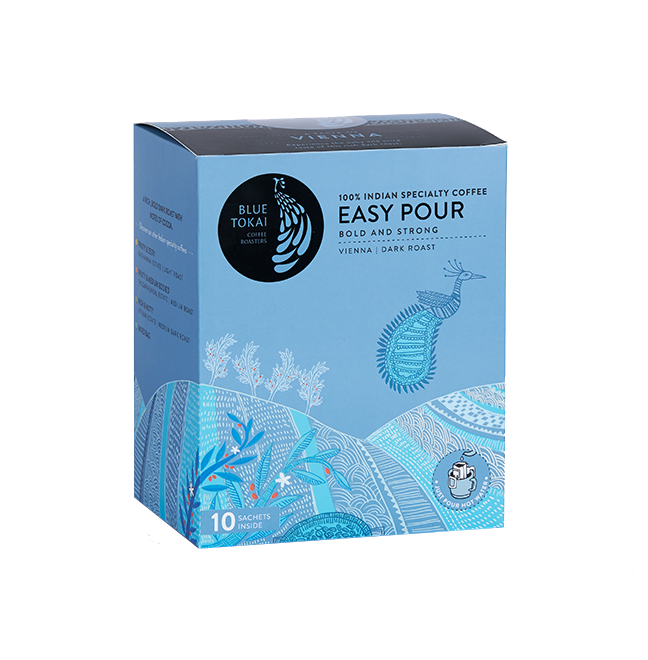 Blue Tokai Easy Pour Vienna dark Roasts Coffee Bold and Strong