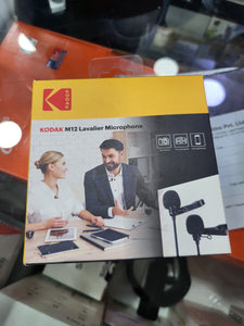 Kodak M12 2.5mm Dual Lavalier Microphone Dual Mic Head