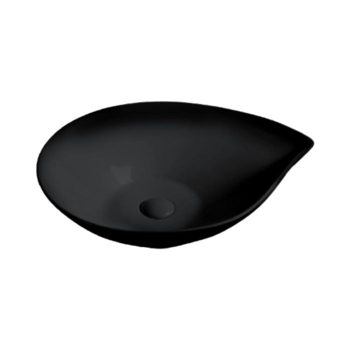 पैरीवेयर टेबल टॉप स्पेशलिटी आकार का ब्लैक बेसिन एरिया नाइटलाइफ़ C898P7C