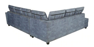 Detec™ Hauke RHS 3 Seater Sofa with Lounger - Grey Color