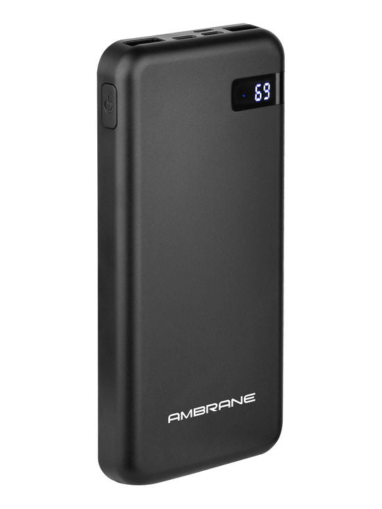 Ambrane 10000MAH Power Bank With Wireless Charging