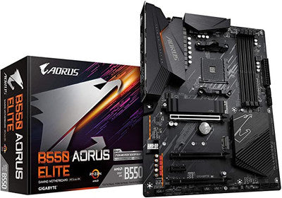 गीगाबाइट B550 AORUS Elite (AM4 AMD/B550/ATX/Dual M.2/SATA 6Gb/s/USB 3.2 Gen
