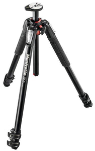 Manfrotto MT055XPRO3 055 एल्यूमिनियम 3-सेक्शन ट्राइपॉड क्षैतिज कॉलम के साथ (काला)