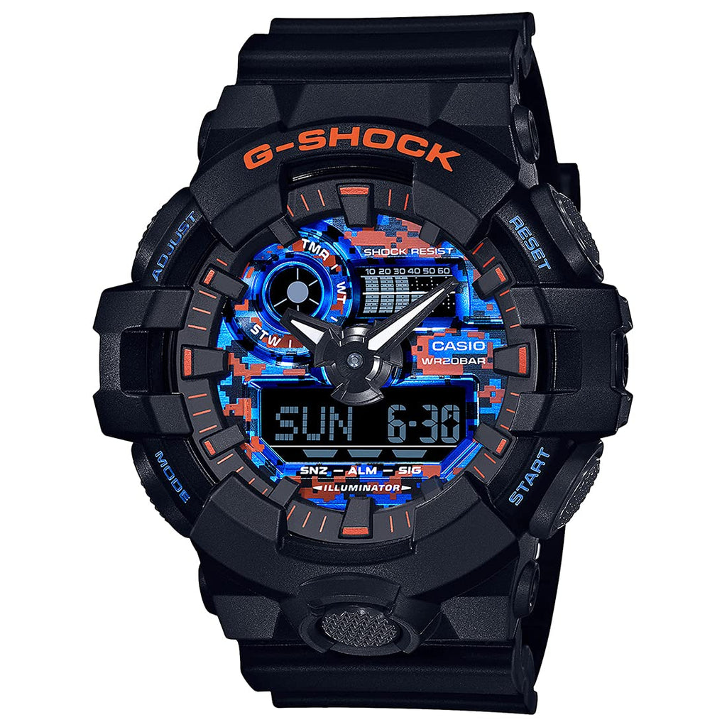 Casio G Shock Analog Digital Black Dial Men's Watch GA 700CT 1ADR