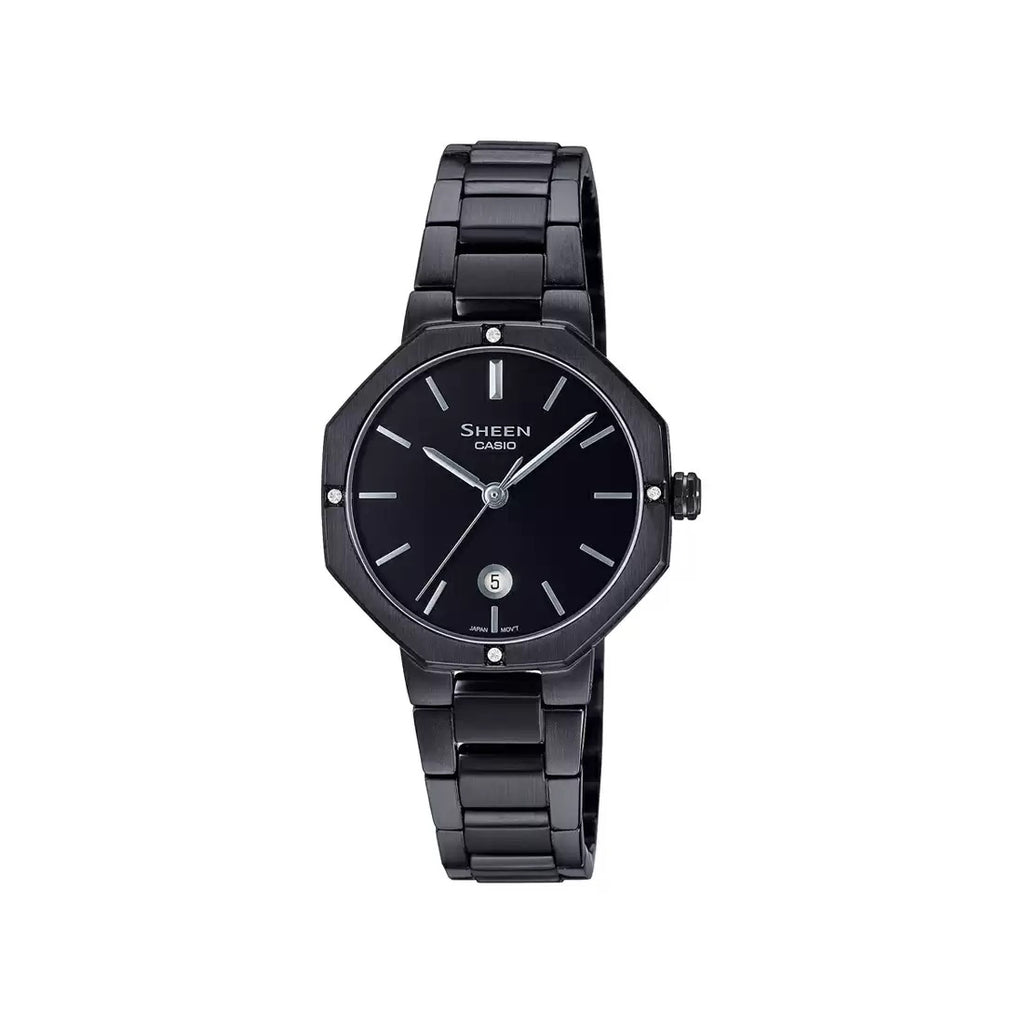 Casio Sheen SHE 4543BD 1AUDF SH243 Black Sapphire Line Women's Watch