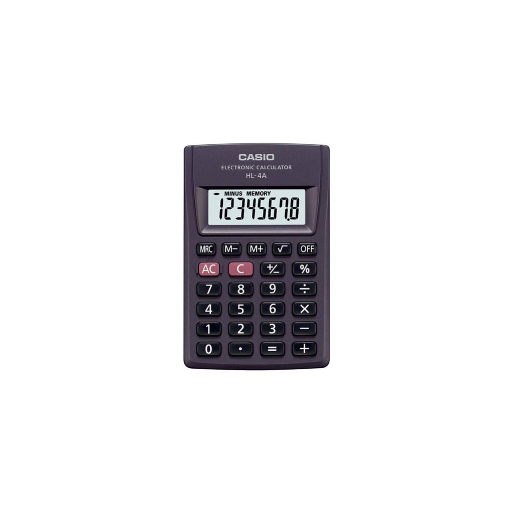 Casio HL 4A Portable Calculator Extra Small Size