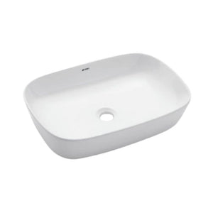 Parryware Table Top Rectangle Shaped White Basin Area Harmony C890D