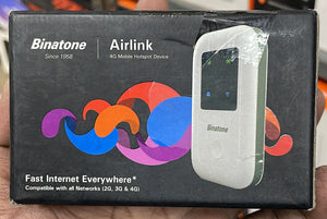 Open Box, Unused Binatone 4G MiFi Device BMF423-3G/4G LTE Advanced 150 mbps Mobile Wi-Fi Hotspot Device Pack of 3