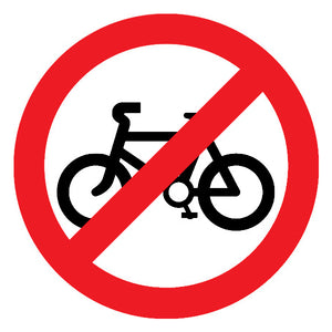 Detec™ Cycle Prohibited Sign Board