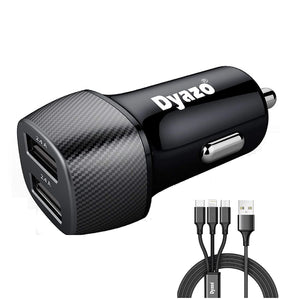 Open Box, Unused Dyazo 4.8 Amp Dual Port Fast Car Charger Compatible