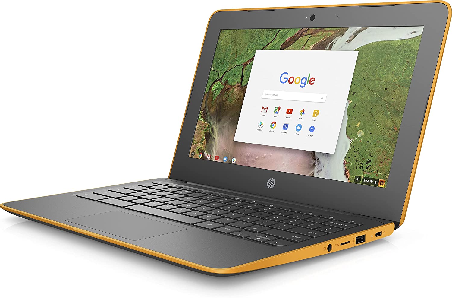 प्रयुक्त/नवीनीकृत HP ChromeBook 11.6 इंच HD लैपटॉप (AMD A4/4GB DDR4