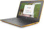 गैलरी व्यूवर में इमेज लोड करें, प्रयुक्त/नवीनीकृत HP ChromeBook 11.6 इंच HD लैपटॉप (AMD A4/4GB DDR4

