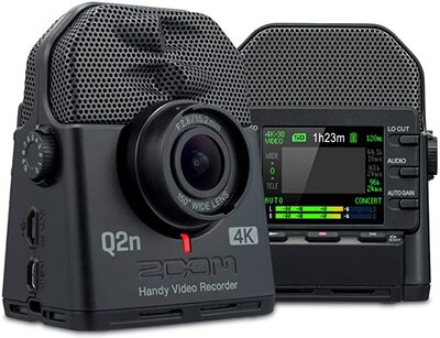 ज़ूम Q2n-4K हैंडी वीडियो रिकॉर्डर, 4K/30P अल्ट्रा हाई डेफिनिशन वीडियो