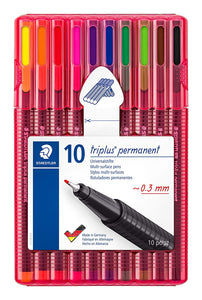 Detec™ Staedtler Triplus Permanent Pen Set - Pack of 10 331 SB10