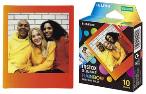 Fujifilm Instax Square Rainbow Film- 10 Exposures