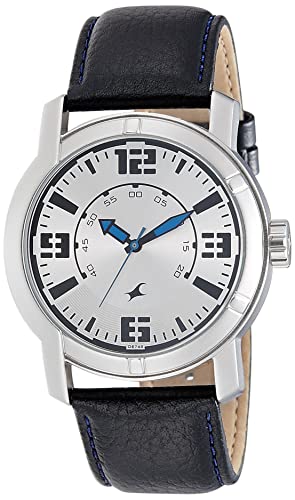 Fastrack Analog White Dial Men's Watch NJ3021SL03C