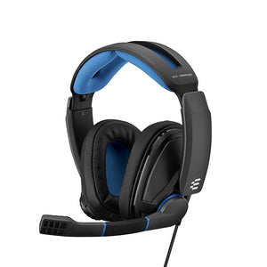 Sennheiser GSP 300 Wired Over Ear Headphones with Mic Blue Black