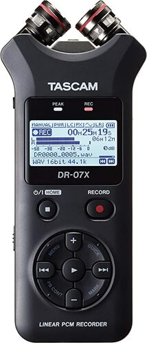 टैस्कम DR-07X स्टीरियो हैंडहेल्ड डिजिटल ऑडियो रिकॉर्डर और USB ऑडियो इंटरफ़ेस
