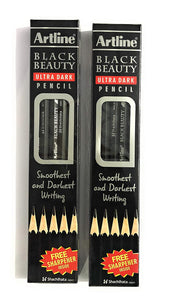 Detec™ Artline Black Beauty Ultra dark Pencil Pack of 4