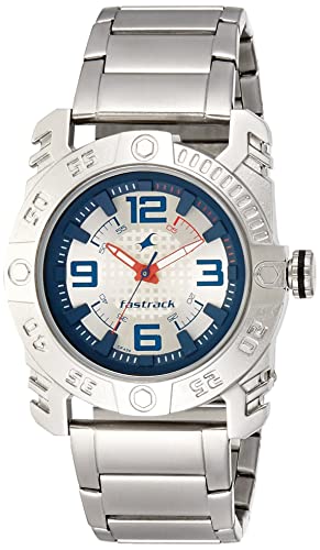 Fastrack Analog Silver Dial Men's Watch 3148SM01