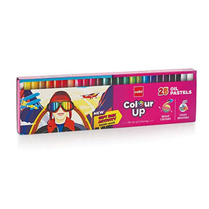 Cello ColourUp Oil Pastels - 25 Shades pack of 3