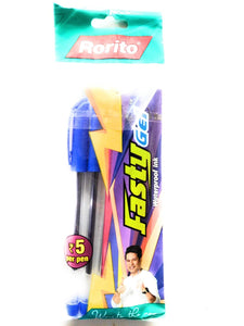 Detec™ Rorito Fasty Gel Pen  (Pack of 60, Blue)