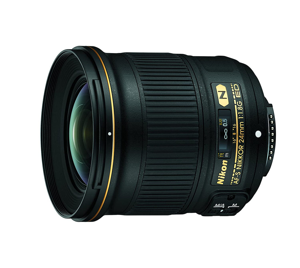 Nikon AF-S FX NIKKOR 24mm f/1.8G ED Fixed Lens with Auto Focus