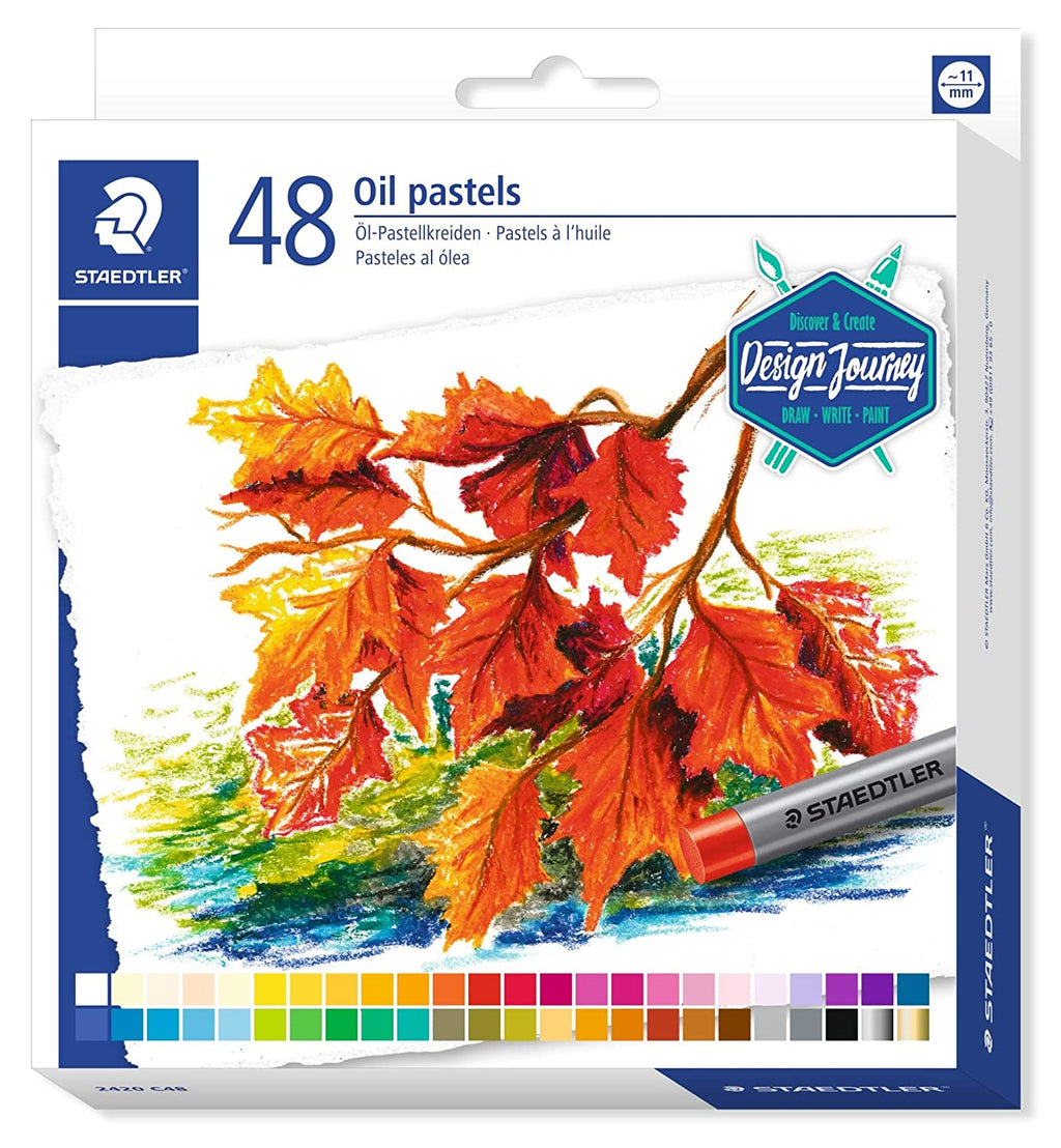 Detec™  Staedtler Karat 2420C48 Oil Pastels Set - Pack of 48, Multicolor