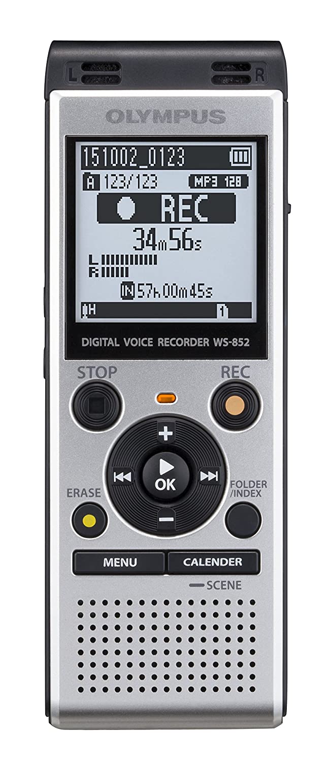 ओलंपस WS-852-E1-SLV (T1091) डिजिटल वॉयस रिकॉर्डर