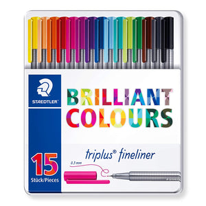 Detec™ Staedtler Triplus Fineliner Pen Set 334 M15