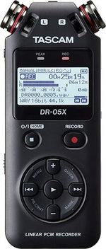 गैलरी व्यूवर में इमेज लोड करें, टैस्कम DR-05X स्टीरियो हैंडहेल्ड डिजिटल रिकॉर्डर और USB ऑडियो इंटरफ़ेस, DR-05X (DR-05X)

