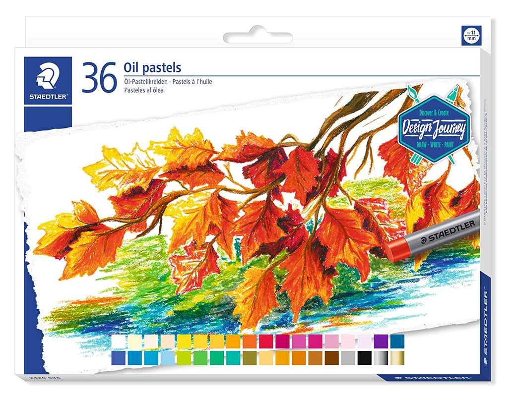 Detec™ Staedtler Karat 2420C36 Oil Pastels Set - Pack of 36, Multicolor