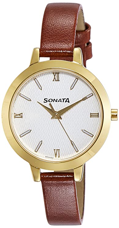 Sonata Analog Multi Color Dial Women's Watch NL8141YL01