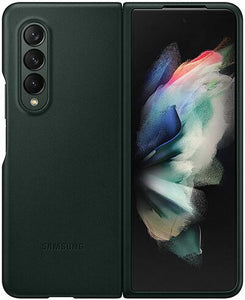 Samsung Galaxy Z Fold3 Leather Cover - Official Samsung Case - Green