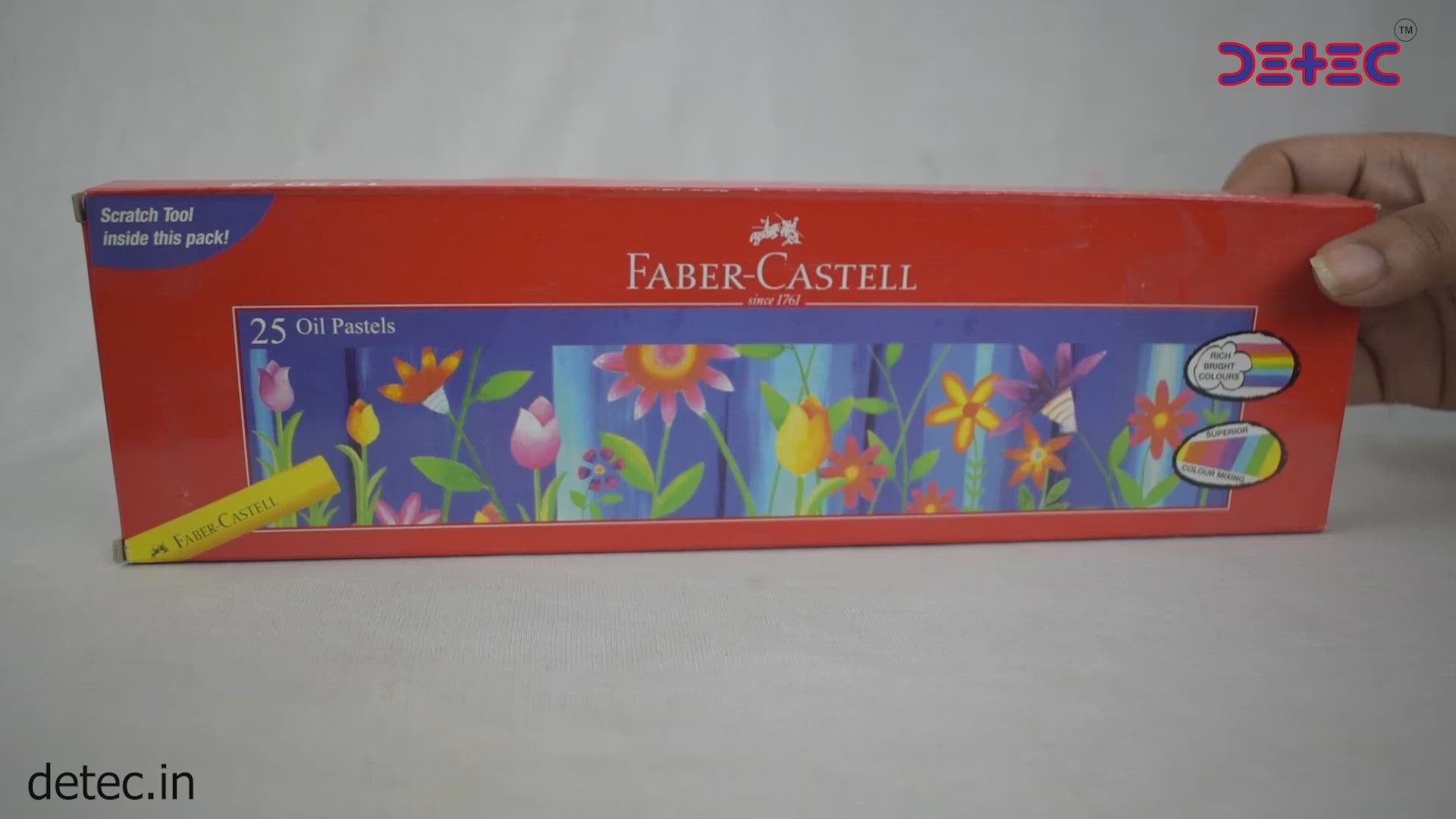 Detec™ Faber Castell Oil Pastel 25sh (pack of 2 )