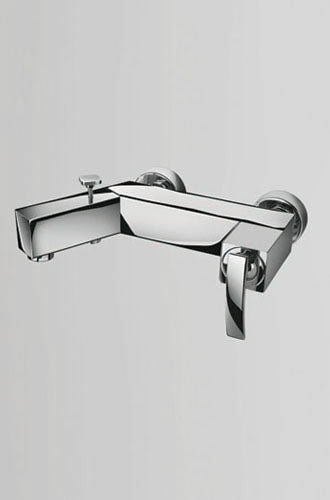 Queo Single Lever Bath Mixer For Exposed Fittings - Orca