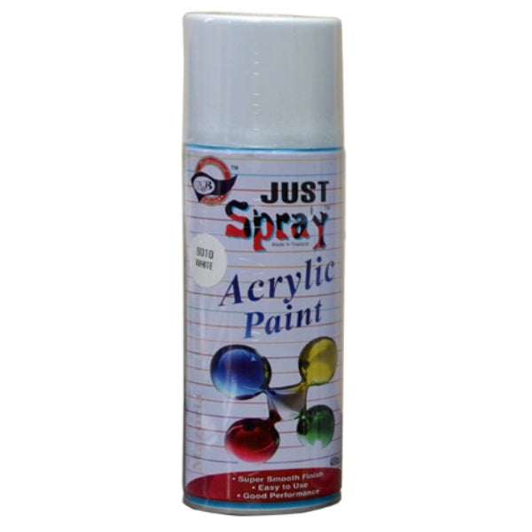 Detec™ Just Spray Acylic Spray Paint- White #9010