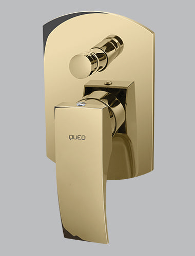 Queo  Single Lever Bath & Shower Mixer For Concealed Installation (Gold)