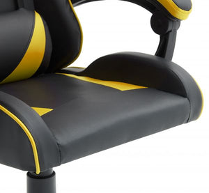Detec Quad Ergonomic Gaming Chair in Yellow Colour