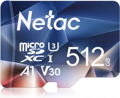 Netac Micro SD Card 512GB, Mini SD Card MicroSDXC MicroSDHC 512GB Memory Card
