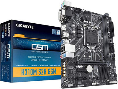 गीगाबाइट LGA1151/ Intel/ H310/ माइक्रो ATX/ DDR4/ HDMI 1.4/ M.2 मदरबोर्ड