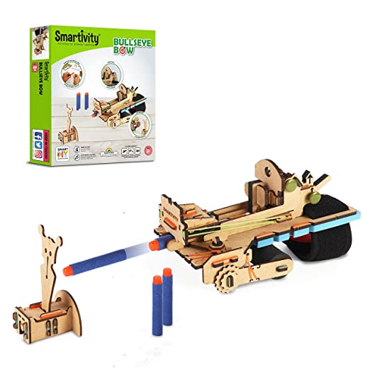 Smartivity Bullseye Bow STEM Educational DIY Fun Toys, Multicolor Pack of 8