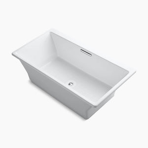 Kohler Rêve 66-15/16 x 36 Inch freestanding bath with Brilliant Blanc base  K-894-F62-0