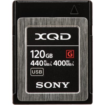 Sony Xqd 120f Gb G सीरीज मेमोरी कार्ड