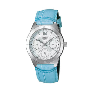 Casio Enticer Ladies LTP 2069L 7A2VDF SH62 Blue Multi Dial Women's Watch