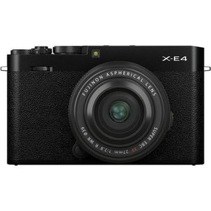 Fujifilm X E4 Mirrorless Digital Camera Lens Black