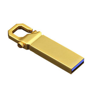 Detec™ Golden Silver Pendrive Usb Metal Hook