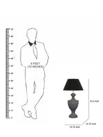 Load image into Gallery viewer, Detec Black Wooden Table Lamp
