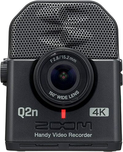 ज़ूम Q2n-4K हैंडी वीडियो रिकॉर्डर, 4K/30P अल्ट्रा हाई डेफिनिशन वीडियो