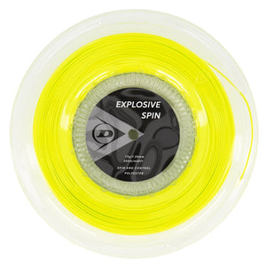 Dunlop Explosive Spin 17 G Tennis String Reel (Yellow)